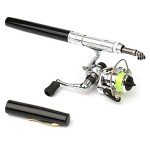 Lixada Pen Fishing Rod Reel Combo Set Premium Mini Pocket Collapsible Fishing Pole Kit Telescopic Fishing Rod + Spinning Reel Combo Kit 1M / 1.4M / 1.6M / 1.8M / 2.1M