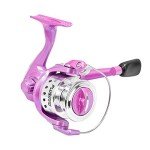 Ladies Telescopic Fishing Rod and Reel Combos,Spinning Fishing Pole Pink Designed for Ladies Fishing Girls Fishing Pole by PLUSINNO
