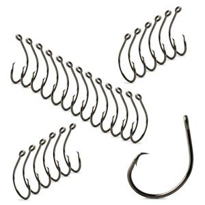 Mustad Demon Offset Circle, 1X Strong - Black Nickel-Size 4/0 - Pack of 25