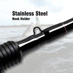 Fiblink 4 Pieces Travel Spinning Rod Medium Graphite Spinning Fishing Rod Portable Fishing Rod (7' Medium)