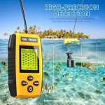 Portable Sonar Alarm Fish Finder with Sonar Transducer and LCD Display, for Kayak Fishing Boat Fishing Ice Fishing