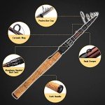 EOW XPEDITE Portable Telescopic Fishing Rods, Spinning & Casting, 24T Carbon Blanks & Solid Carbon Tip, Cork Handle, Travel Rod, Short Collapsible Rods (Rod - Spinning/Action Fast/Power M, 7')