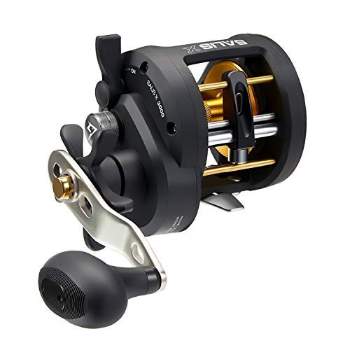 Piscifun Salis X 3000 Baitcasting Fishing Reel, Round Level Wind Trolling Reel with 6.2:1 Gear Ratio, 37Lbs Max Drag, Stainless-Steel Bearing for Inshore Saltwater Fishing, Right Hand Retrieve