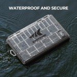 KastKing HyperSeal Waterproof Tackle Box, 3600 and 3700 Tackle Trays, Fishing Tackle Box Organizer with Removable Dividers, Lure Box and Terminal Tackle Storage,Black