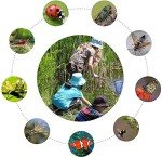 Skrtuan Kids Telescopic Butterfly Fishing Nets Great for Catching Insect Net Perfect Outdoor Tools for Catching Bugs Fish Insect Ladybird, Extendable 34 Inches and Anti Slip Grip (5 Pack)