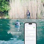 Deeper PRO Smart Sonar Fish Finder Bundle – Castable Wi-Fi Fish Finder with Smartphone Mount for Fishing Rod | Portable Depth Finder for Bank, Boat, Kayak, Ice Fishing | GPS Mapping & App Compatible