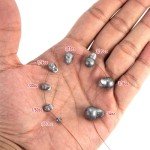 Dr.Fish 100 Pack Removable Split Shot Weights Lead Fishing Sinkers Fly Fishing Line Sinkers Reuseable Clip On Weights Freshwater Saltwater 1/4oz