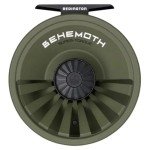 Redington Behemoth Fly Fishing Reel, Multipurpose Fly Reel for Freshwater and Saltwater, Large Arbor and Adjustable Drag, O.D. Green, 7/8