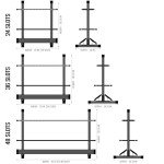 Savior Equipment Fishing Rod Rack Holder Organizer, Lightweight Aluminum Vertical Fish Pole Garage Storage Ground Display Stand, Hold Up to 48 Slots Fresh Salt Water Spinning Rods & Reel Combo, Blue