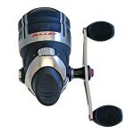 Zebco Bullet Spincast Fishing Reel, Size 30 Reel, Fast 29.6 Inches Per Turn, GripEm All-Weather Handle Knobs, Pre-Spooled with 10-Pound Zebco Fishing Line, Black, Clam Packaging (2019)