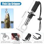 3 Layers Fishing Tackle Box with Tackle Included, 213Pcs Fishing Lures Kit Contains Weights Scale, Lip Clip, Hook Remover, Fishing Accessories, Fishing Gear for Beginners Kids, Men, Adults