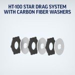 PENN 6’6” Rival Level Wind Fishing Rod and Reel Conventional Combo, 6’6”, 1 Tubular Fiberglass Fishing Rod with 2 Reel, Durable, Break Resistant and Lightweight