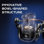 Handing M1 Pro Spinning Reels for Saltwater or Freshwater Fishing Spinning Reel Fully Enclosed Structure Spinning Fishing Reel 33 Lbs Max Drag Fishing Reels 9+1 Stainless BB Size 2000