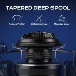 Handing M1 Pro Spinning Reels for Saltwater or Freshwater Fishing Spinning Reel Fully Enclosed Structure Spinning Fishing Reel 33 Lbs Max Drag Fishing Reels 9+1 Stainless BB Size 2000