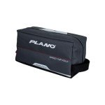 Plano Weekend Series 3500 Fold-Down Speedbag, Gray Fabric, Includes 2 3500 Stowaway Storage Boxes, Small Soft Fishing Tackle Bag with MOLLE Attachments