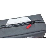 Plano Weekend Series 3500 Fold-Down Speedbag, Gray Fabric, Includes 2 3500 Stowaway Storage Boxes, Small Soft Fishing Tackle Bag with MOLLE Attachments