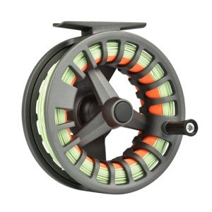 MASTER LOGIC Fly Fishing Reel 5/6wt, Aluminum Alloy Body, Matt Gray