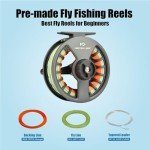 MASTER LOGIC Fly Fishing Reel 5/6wt, Aluminum Alloy Body, Matt Gray