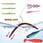 DAMIDEL 100Pcs/Box Nail Weights Sinkers(1/6oz,1/8oz,1/14oz,1/20oz,1/25oz,1/50oz) 6 Sizes Mixed，Insert Sinkers Lead Fishing Weights for Tackle Worm Soft Plastic Lures
