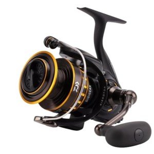 Daiwa BG Spinning Reel, Black/gold, 3000