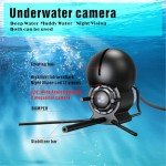 Underwater Fishing Camera, 4.3 Inch LCD and Upgraded HD Lens for Ice Lake Boat Kayak Fishing, Waterproof Fishing Camera with Infrared Night Vision Light, Portable Beginner Fish Finder with 50ft Cable