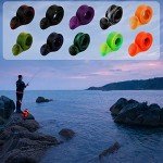 12Pcs Rod Sock Fishing Rod Sleeve, Cover Braided Mesh Rod Protector Pole Gloves Fishing Tools. Flat or Pointed End/Spinning or Casting Rods. for Casting Sea Fishing Rod/Spinning Fishing Rod Kiikooll