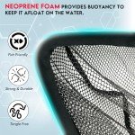 Black Paw Floating Fishing Net Foldable Telescopic Fish Landing Net Rubber Coated Fishing Net for Kayak, Fly, Trout, Fishing Net Freshwater Saltwater