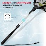 Black Paw Floating Fishing Net Foldable Telescopic Fish Landing Net Rubber Coated Fishing Net for Kayak, Fly, Trout, Fishing Net Freshwater Saltwater