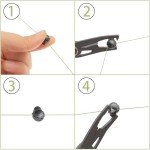 250Pcs Split Shot Fishing Weights Sinkers, 6 Sizes Removable Round Assortment Open Mouth Fly Fishing Weight Clip on Sinker Weight Freshwater Saltwater Fishing Accessories