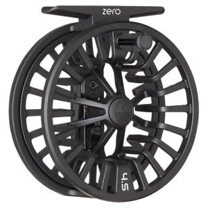 Redington Zero Fly Fishing Reel, Lightweight Design for Trout, Clicker Drag System, Matte Black, 4/5