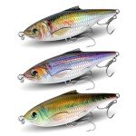 GULULUT Fishing Lures for Freshwater Saltwater, Lipless Crankbait for Up Water Layer, Lifelike Fishing Baits to Improve Fishing Efficiency, Suitable for Bass Trout Catfish Pike Walleye, Gift for Men