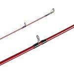 Ugly Stik 7’ Carbon Casting Rod, One Piece Casting Rod, 8-17lb Line Rating, Medium Rod Power, Fast Action, 1/4-5/8 oz. Lure Rating, Red