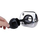 Hoffen 2 Pack Boat Stainless Steel Fishing Rod Holder Flush Mount with PVC Cap -30 Degree (30 Degree)