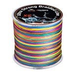 RUNCL Braided Fishing Line, 8 Strand Abrasion Resistant Fishing Line Braid, Super Durable, Smooth Casting, Zero Stretch, Smaller Diameter, Hi Vis, 328-1093 Yards, 12-100LB(100LB,328yds)