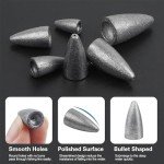 Fishing Weight Sinkers Kit, 81pcs Assorted Drop Bass Sinkers Split Shot Sinkers Coin Weights Saltwater Casting Fishing Sinkers Set with Tackle Box