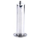 Amarine Made (Set of 2) Heavy Duty Stainless Steel 316 Deluxe Rod Holders with Drain, Flush Mount Fishing Rod Pole Holders, 15 Degree