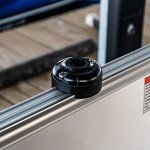 RAILBLAZA Pontoon Fishing Rod Holder with Universal Boat Mount for Spinning Rods, Baitcasters, or Fly Rods