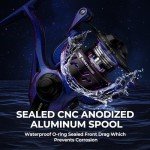 KastKing Royale Legend Pro Spinning Fishing Reel, Size 3000,Twilight