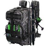 Ghanneey Fishing Backpack with Plenty of Storage Space for Hiking Camping