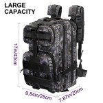 Ghanneey Fishing Backpack with Plenty of Storage Space for Hiking Camping