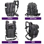 Ghanneey Fishing Backpack with Plenty of Storage Space for Hiking Camping