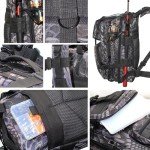 Ghanneey Fishing Backpack with Plenty of Storage Space for Hiking Camping