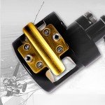 Fiblink Trolling Fishing Reel Boat Fishing Conventional Fishing Reel Aluminum Alloy Body Large Line Capacity Double Brake 55 LBs Max Drag (10000(Right Handed)-Black&Gold)