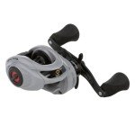 Abu Garcia Zata Baitcast Low Profile Fishing Reel, Compact, Lightweight Fishing Reel, Graphite Frame and Sideplates, Left Handle Position, Bent Handle Design