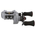 Abu Garcia Zata Baitcast Low Profile Fishing Reel, Compact, Lightweight Fishing Reel, Graphite Frame and Sideplates, Left Handle Position, Bent Handle Design