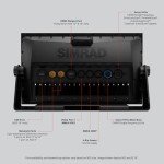 Simrad NSS12 Evo3S - 12-inch Multifunction Fish Finder Chartplotter with Preloaded C-MAP US Enhanced Charts,000-15403-002