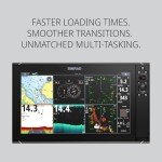 Simrad NSS12 Evo3S - 12-inch Multifunction Fish Finder Chartplotter with Preloaded C-MAP US Enhanced Charts,000-15403-002