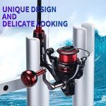 Marinebaby Fishing Boat Rod Holder Aluminum, 3/4 Link Tube Aluminum Rod Rack, Suit Boats & Yacht Silver & Blue (Silver:3 Tube)