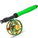 Sougayilang Standard Fly Fishing Combo Starter Kit, 5/6 Weight 9' Fly Rod with SuperPolymer Handle, Accessories, CNC Fly Reel, Carrying Case, Fly Box Case & Fishing Flies