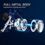 Piscifun Chaos XS Baitcasting Fishing Reel, Reinforced Metal Body Round Baitcaster Reel, Smooth Powerful Saltwater Inshore Surf Trolling Reel, Conventional Reel for Catfish (Black 50 Right Handed)